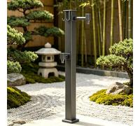Colonna d'acqua esterna con rubinetto, rubinetto idrante indipendente in acciaio inossidabile per giardino e fattoria, design efficiente a pavimento, fonte d'acqua durevole nel cortile