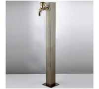 Colonna d'acqua esterna Fontana da giardino Dispenser d'acqua con supporto per tubo e rubinetto in rame irrigatori per prato perfetto per irrigazione e decorazione da giardino