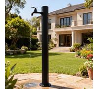 Colonna d'acqua esterna in acciaio inossidabile 304 Rubinetto per acqua da giardino Antigelo Rubinetto esterno antigelo, Acque decorative Caratteristica Fontana(Single-spout faucet Height: 95cm)