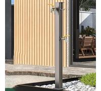 Colonna d'acqua esterna in acciaio inossidabile con rubinetto, tubo resistente da pavimento per la pulizia di fontane e cortili
