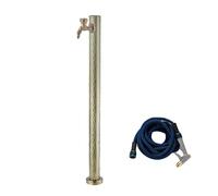 Colonna d'acqua esterna in acciaio inox 304 idrante da giardino con rubinetto in ottone, rubinetto dell'acqua autoportante per irrigazione del cortile e lavaggio auto