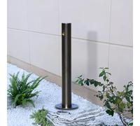 Colonna d'acqua esterna in acciaio inox - resistente al gelo - Fontana esterna per irrigazione e irrigazione del giardino, design rotondo con piedistallo 600 x 60 mm