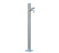 Colonna d'acqua esterna in acciaio inox, resistente alle intemperie, rubinetto da giardino autoportante con pompa integrata, antigelo per tutte le stagioni