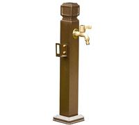 Colonna d'acqua indipendente all'aperto 304 Rubinetto resistente al gelo in acciaio inossidabile Supporto per tubo in ottone Fontana di acqua in metallo durevole per irrigazione da giardino