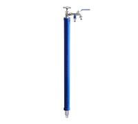 Colonna d'Acqua per Rubinetto, Colonna d'Acqua Verticale da Giardino per Esterni - Idrante antigelo a Colonna con Rubinetto in Ottone, 79 cm, Blu, Ideale per Cortile e gi