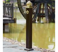 Colonna d'acqua quadrata verticale da giardino, antigelo con tubo per pistola a spruzzo, erogatore d'acqua per fontana, idrante per lavare l'auto e l'acqua dei fiori