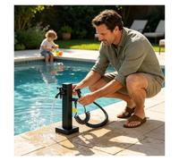 Colonna d'acqua Rubinetto for acqua da giardino a colonna d'acqua, rubinetto esterno alto 24" 37" con doppia entrata e portagomma, idrante da giardino(H-60cm/24in)