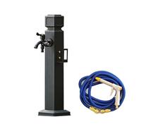 Colonna d'acqua verticale autoportante da giardino con rubinetto e pistola a spruzzo per un'irrigazione e una pulizia efficienti del giardino