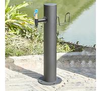 Colonna d'acqua verticale da giardino in acciaio inossidabile 304 Fontana da pavimento per la decorazione del giardino Fontana durevole ed elegante
