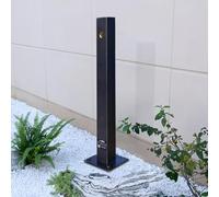 Colonna d'acqua verticale da giardino in acciaio inossidabile 304 - Supporto per rubinetto esterno antigelo per irrigazione e lavaggio del tubo da giardino - palo per rubinetto durevole 600 x 60 mm