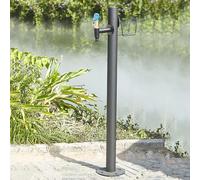 Colonna d'acqua verticale da giardino in acciaio inox 304 con installazione a terra per la decorazione del giardino domestico