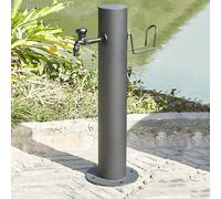 Colonna d'Acqua Verticale da Giardino in Acciaio Inox 304 - Idrante da Esterno con Rubinetto a Pavimento, antigelo, Resistente al Gelo e alle Crepe - Fontana Ornamentale