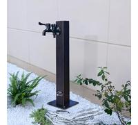 Colonna d'Acqua Verticale da Giardino in Acciaio Inox 304 - Supporto per Rubinetto Colonnina Acqua Giardino - Fontana da Giardino per Irrigazione e Lavaggio del Giardino,M Faucet,600 * 60mm