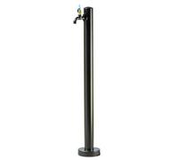 Colonna d'acqua verticale in acciaio inox con rubinetto bloccabile, 94 cm, ideale per l'irrigazione del giardino e le soluzioni di approvvigionamento idrico
