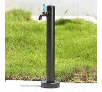 Colonna d'acqua verticale per esterni，Portatubo quadrato antigelo con rubinetto，Fontana decorativa con erogatore d'acqua e idrante，per esterni patio cortile prato