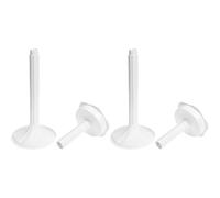 Colonna Decorativa 2 in Plastica Bianca Romana Pezzi