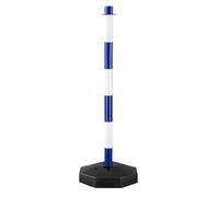 Colonna di avvertimento del traffico - Segnalibro in PVC portatile, segno riflettente | Pilastro di avvertimento flessibile con design a strisce luminose, colonna di sicurezza per la costruzione del