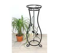 Colonna di fiori in metallo nero KW405 portafiori 90 cm supporto per piante s...