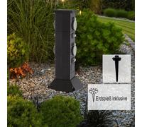 Colonna di Prese Elettriche da Giardino Esterno 4 Casella Distributore Terra H