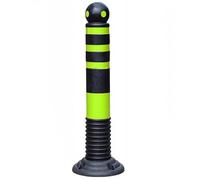 colonna di sicurezza, Paletto di sicurezza for vialetti, paletti parcheggio in gomma for(Green,1pcs)