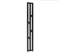 Colonna divisoria in metallo dal pavimento al soffitto, elegante separatore da parete per ufficio, ristorante e casa, versatile spazio ionico per una maggiore privacy ed estetica