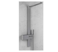Colonna Doccia 016 Acciaio Inox Ad Incasso Spazzolato 2 Funzioni Top L50xP47xH130