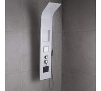 Colonna Doccia 017 Alluminio 3 Funzioni 2 Bocchette Idro Lombari White