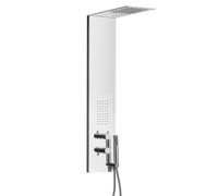 Colonna Doccia 3 Funzioni Acciaio Inox Bocchetta Idro Lombare 20x50x110 cm - : , CONFEZIONE: 1 pz., Finitura-: Cromo Lucido