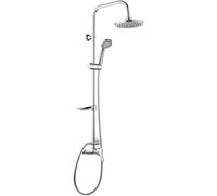 Colonna doccia 5 funzioni miscelatore monocomando Idrostile Ø200 mm cromo Cromo
