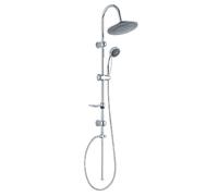 Colonna doccia 5 getti modello Duo saliscendi combinato asta 95x2 cm asta doccia