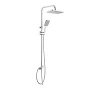 Colonna doccia altezza regolabile Idrostile 286x189 mm cromo Cromo