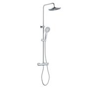 Colonna Doccia Attrezzata Slot Mix Tonda Ottone Cromato 2 Funzioni - : , CONFEZIONE: 1 pz., Finitura-: Cromato Tondo