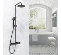 Colonna doccia con miscelatore termostatico soffione acciaio inox rubinetteria