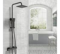 Colonna doccia con miscelatore termostatico soffione acciaio inox rubinetteria