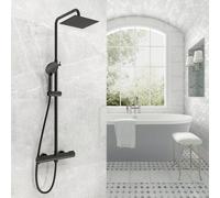 Colonna doccia con miscelatore termostatico soffione acciaio inox rubinetteria