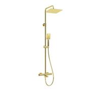 Colonna doccia con miscelatore vasca termostatico Idrostile oro 250x250 mm Oro