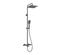 Colonna doccia con miscelatore vasca termostatico Idrostile titanio 250x250 mm Titanio