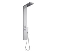 Colonna Doccia Idromassaggio Getto a Cascata in Acciaio Inox Eos