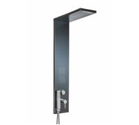 Colonna Doccia Idromassaggio Nero in Alluminio Mod. Trend Metaform