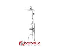 COLONNA DOCCIA IN ACCIAIO CROMATO A RISPARMIO FERIDRAS 718001