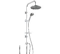 Colonna doccia Jacuzzi serie Easy regolabile a fori esistenti con deviatore meccanico 0EA00846JA00