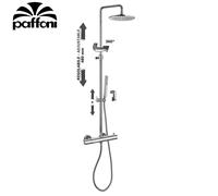 Colonna doccia MINI BIRILLO PAFFONI - con miscelatore termostatico e soffione to