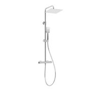 Colonna doccia miscelatore termostatico Idrostile cromo 200x200 mm Cromo