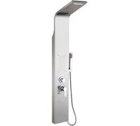 Colonna Doccia Multifunzione 5 In 1 Acciaio Inox Cromato Idromassaggio Bagno