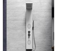 Colonna doccia pannello idromassaggio effetto cascata YH8121 RUSSIA Bianco