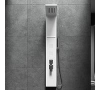 Colonna doccia pannello idromassaggio effetto cascata YH8122 MADRID Bianco
