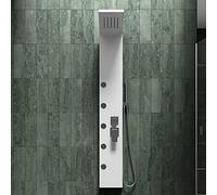 Colonna doccia pannello idromassaggio effetto cascata YH8123 NIZZA Bianco