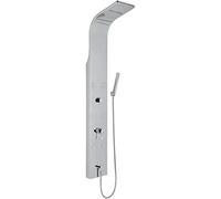 COLONNA DOCCIA PARETE ATTREZZATA MULTIFUNZIONE IDROMASSAGGIO VITTORIA CON LED