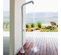 Colonna doccia per esterni, in acciaio inox, con soffione regolabile per cortile, piscina, patio, spiaggia spa