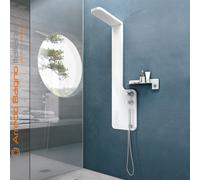 COLONNA DOCCIA PLANE HAFRO MISCELATORE TERMOSTATICO SOFFIONI VERTICALI